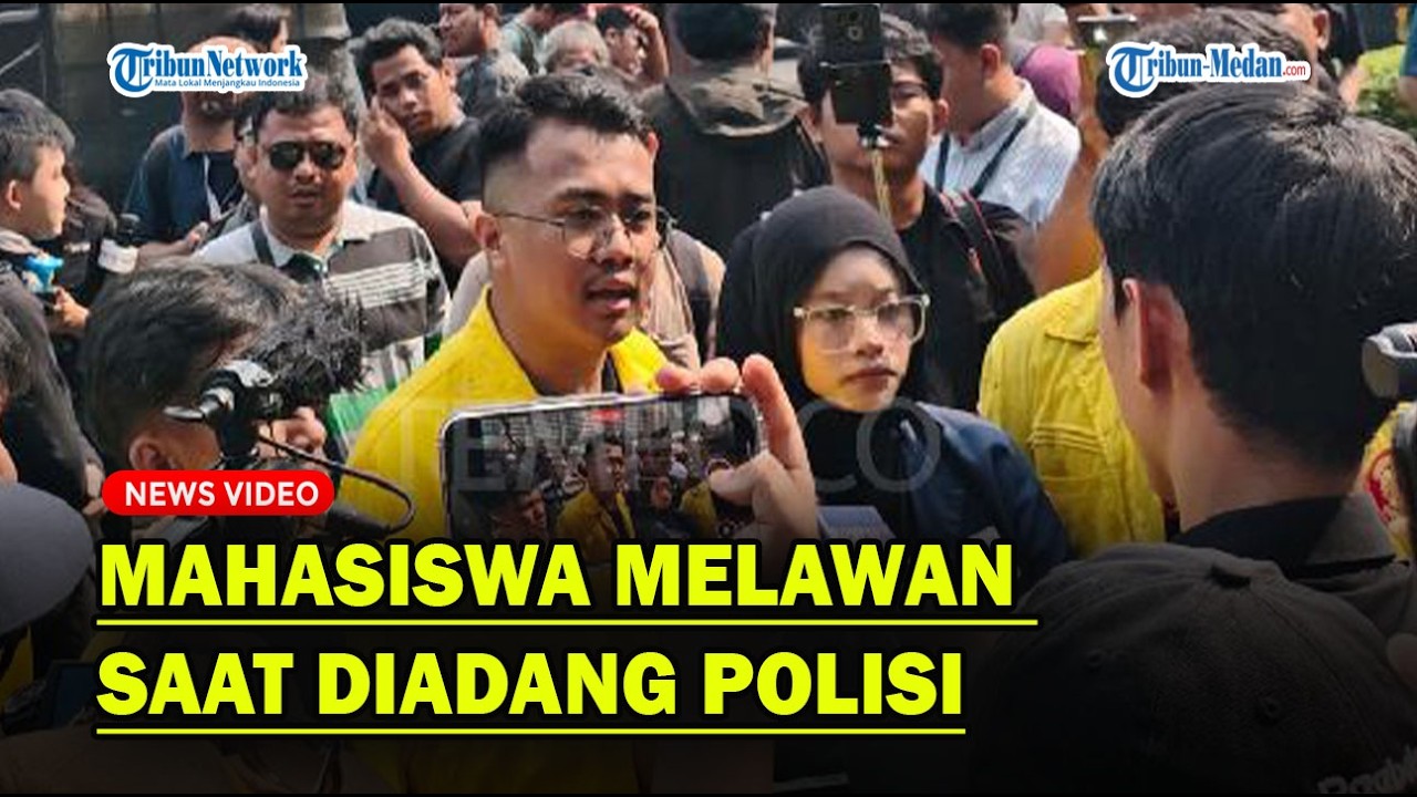 KERAS❗ Mahasiswa Melawan Saat Diadang Polisi, Hak Konstitusional Dilanggar❓