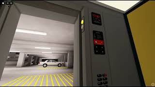 AWESOME: ThyssenKrupp Aurora Hydraulic elevator @ Downtown Lakewood Parking Garage, Roblox