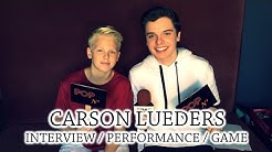 CARSON LUEDERS INTERVIEW / PERFORMS "ALL DAY" / GAME! | NoahPOPTV