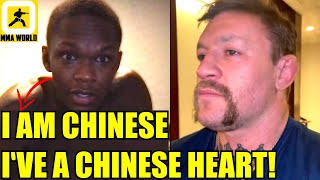 Israel Adesanya gets trashed for his old video of ditching Africa and identifying as Chinese,Conor