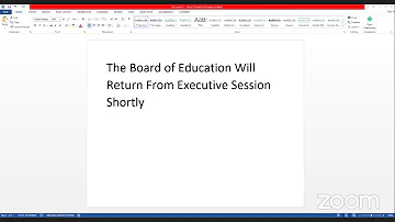 Oberlin Board of Education Meeting - 05/25/2021
