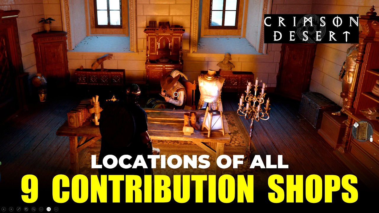 How to Use Contribution Points & Location of All 9 Contribution Shops ...