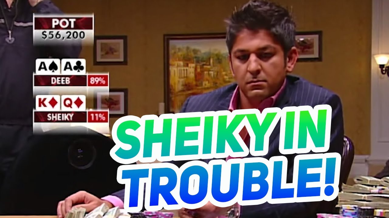 Shawn Sheikhan in Trouble vs Aces on High Stakes Poker! YouTube
