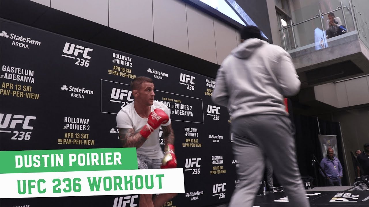 Ufc 236 Open Workouts Dustin Poirier Works His Boxing Ahead Of Max Holloway Bout Youtube Ufc 236 Open Workouts Dustin Poirier Works His Boxing Ahead Of Max Holloway Bout Youtube