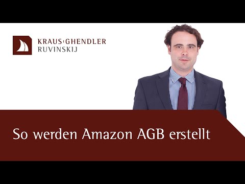 So werden Amazon AGB erstellt - Erklärt vom Anwalt