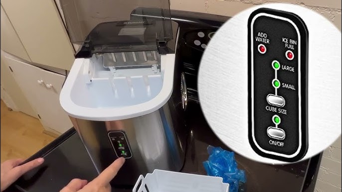 EUHOMY Ice Maker Machine Unboxing & Review 
