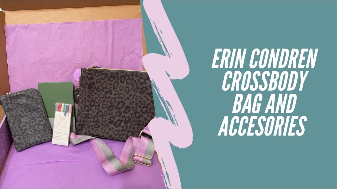 Camel Suede Crossbody Bag by Erin Condren