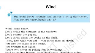 | Wind | Poem 2 | Class 9 English | Complete Explanation |