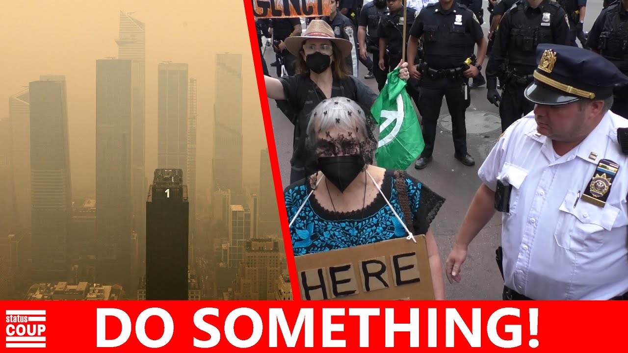 Climate Protesters Storm NYC During Horrific Smoky Air: “We Are At a Tipping Point, Do Something!”