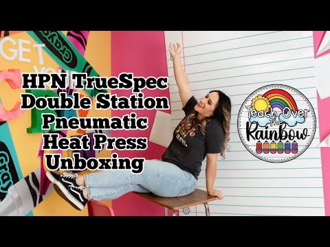 @HeatPressNation TrueSpec Double Station Pneumatic Heat Press Unboxing & Set Up