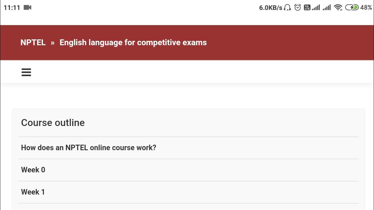 answers for nptel assignments