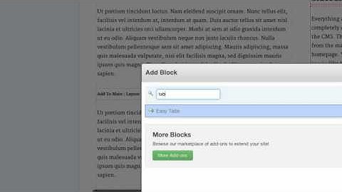 Concrete5 Add-on : Easy Tabs - How simple is to add tabs on Concrete5