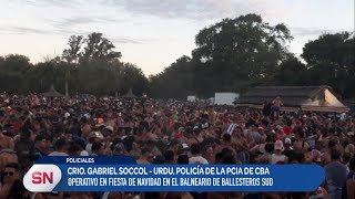 POLICIALES: OPERATIVO DE SEGURIDAD EN LA FIESTA DE NAVIDAD DE BALLESTEROS SUD