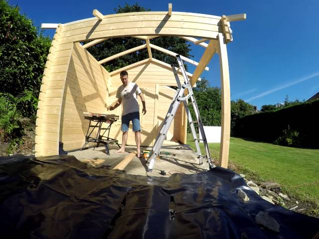 Epic Shed Build - Time Lapse