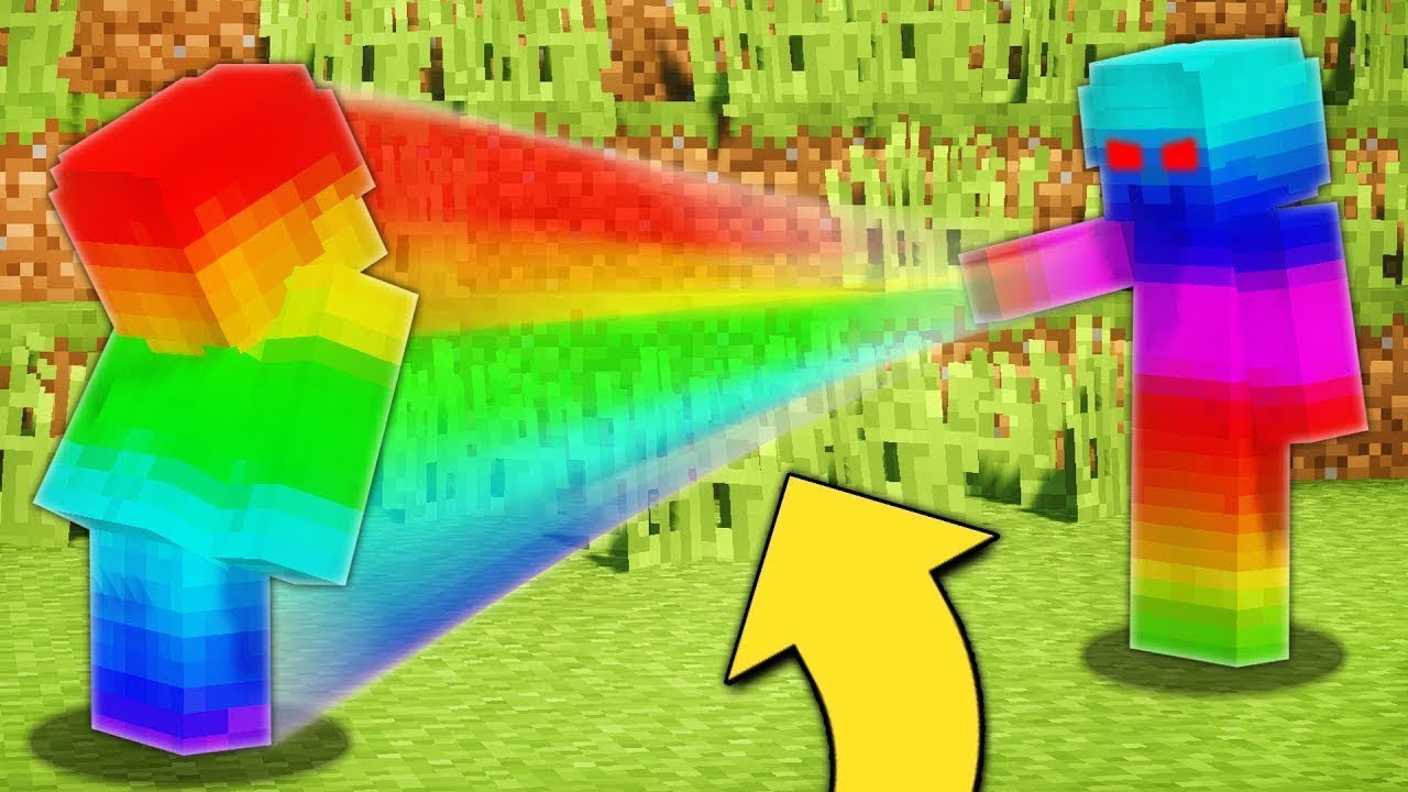 FAIRE APPARAÎTRE STEVE MULTICOLORE ULTRA PUISSANTS SUR MINECRAFT