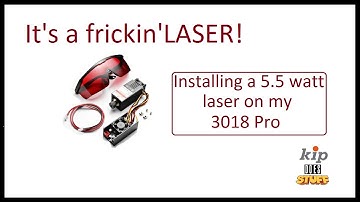 Installing a 5.5 watt laser on my 3018 Pro CNC from Sainsmart