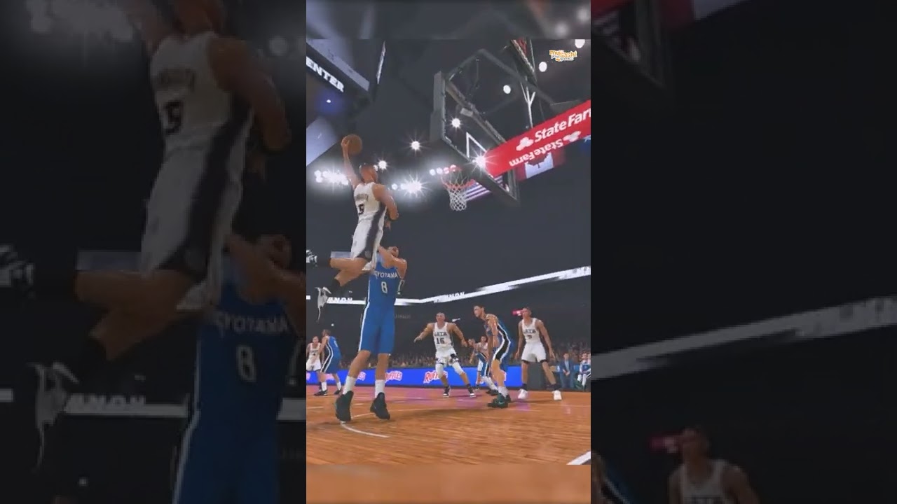 Eiji Sawakita Throws Down A Nasty Poster Dunk - NBA 2K22 Slam Dunk Anime Mod