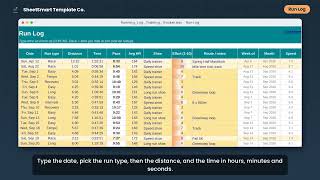Running Log & Training Tracker: Full Walkthrough, Every Tab Explained (Excel and Google Sheets)
