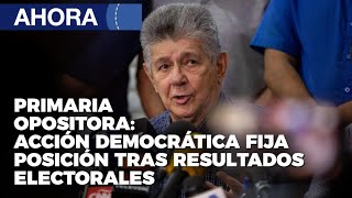 Thumbnail for Primaria Opositora: Acción Democrática fija posición tras resultados electorales - En Vivo | 23Oct