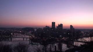 Pittsburgh Sunrise Time Lapse January 17 2015