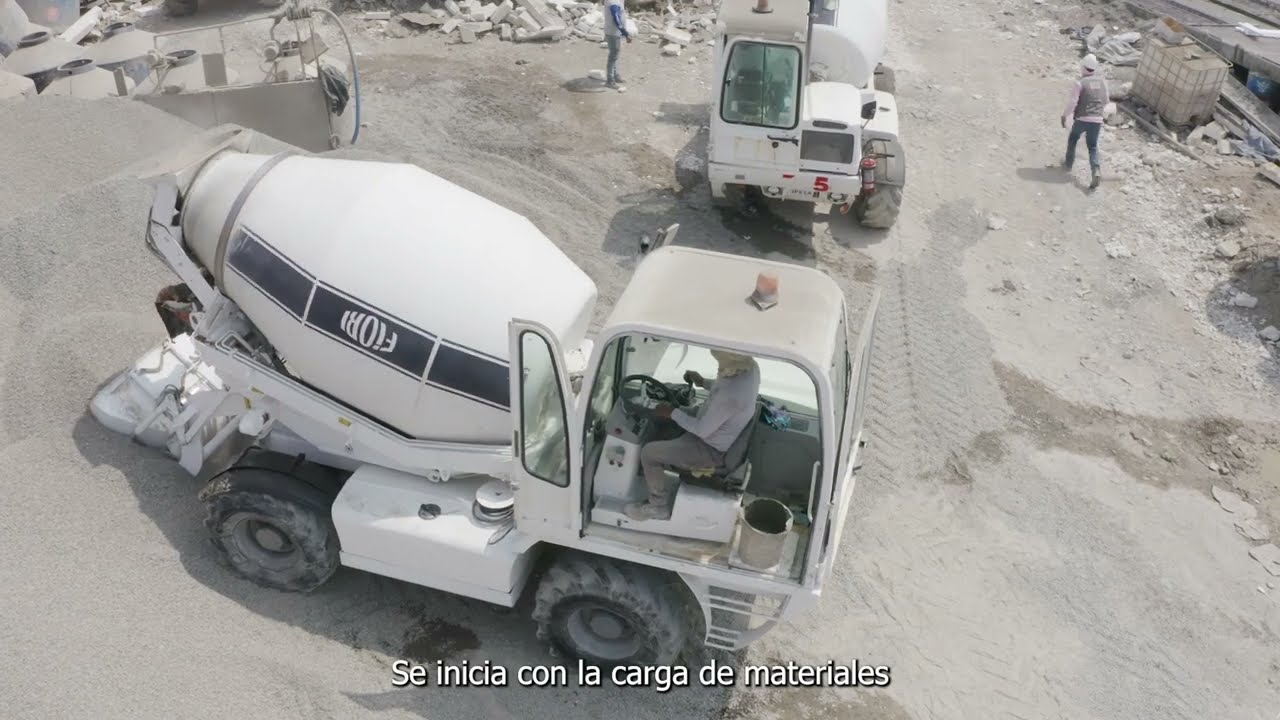 Operación de autohormigoneras Fiori