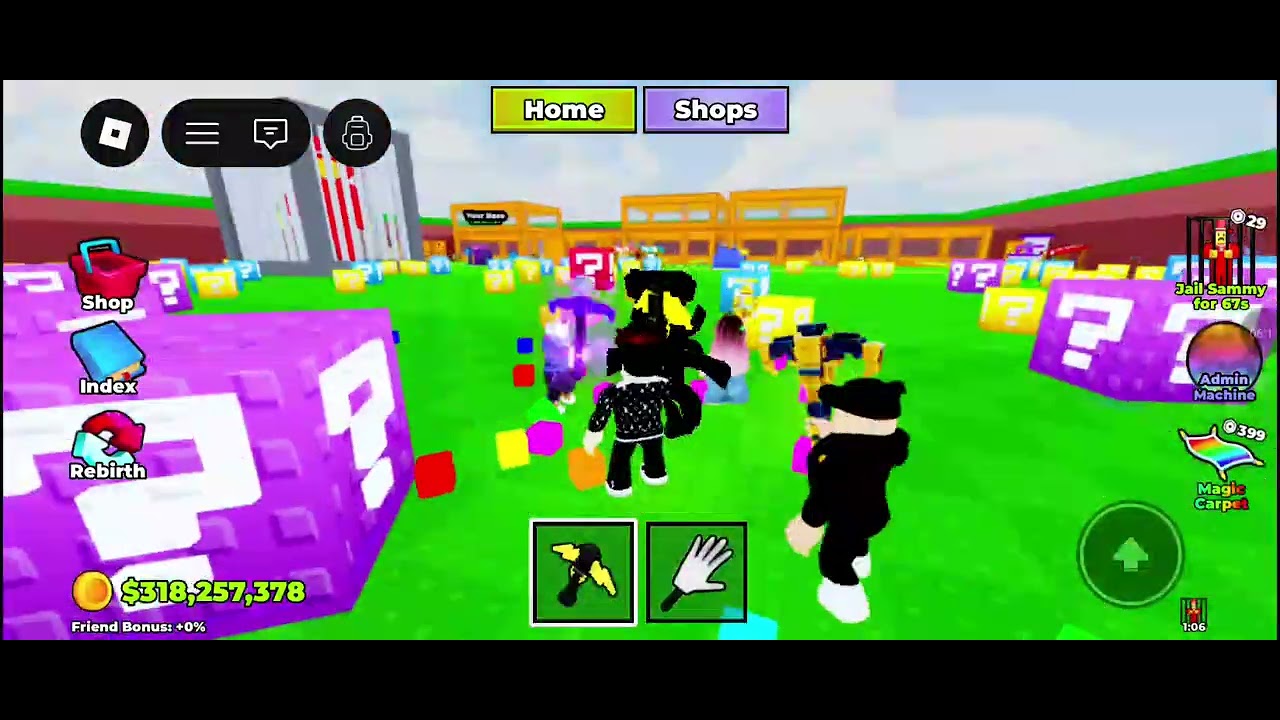 Luajta break a lucky block