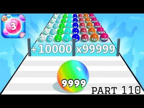 Ball Run 2048 - Gameplay Walkthrough Tutorial Levels (iOS