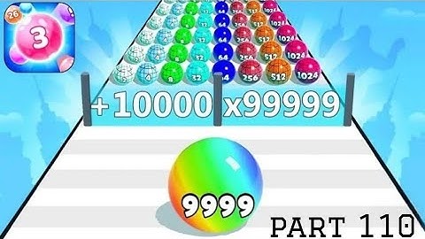 Ball Run 2048 - Gameplay Walkthrough Tutorial Levels (iOS, Android NinjaX YT is live! part - 110