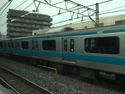 上野東京ライン(宇都宮線) 京浜東北線と並走！