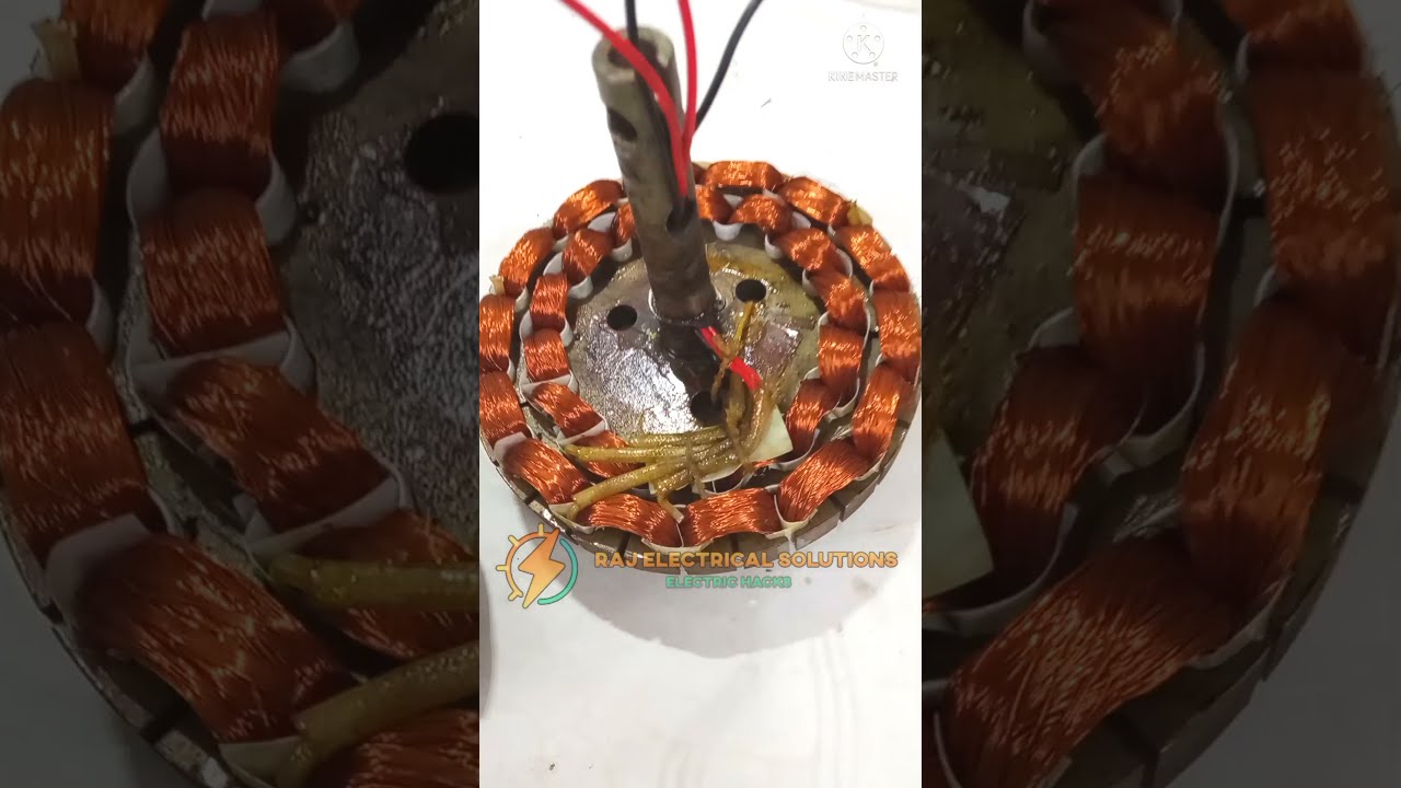 Ceiling fan and faratta fan winding and oiling proces 