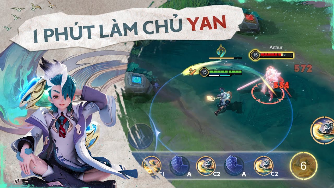 Quẩy combo tướng mới Yan chỉ trong 1 PHÚT – Garena Liên Quân Mobile