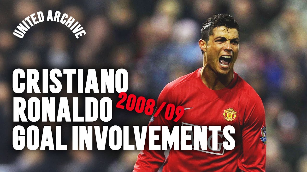 Ronaldo Premier League Goal Involvements 2008/09 🏆🐐 | United Archive