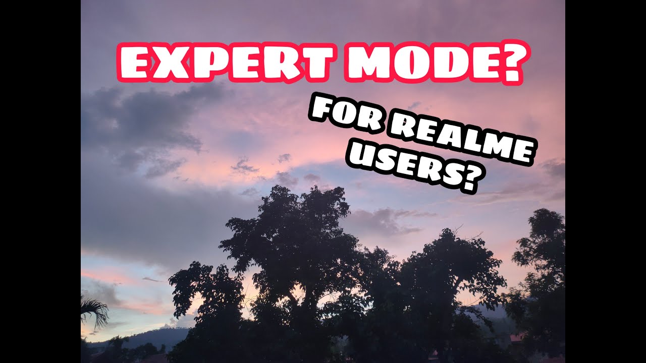 REALME XT: Expert Mode Camera Settings