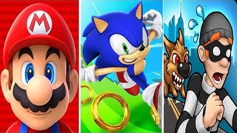 Super Mario Run vs Sonic Dash vs Robbery Bob
