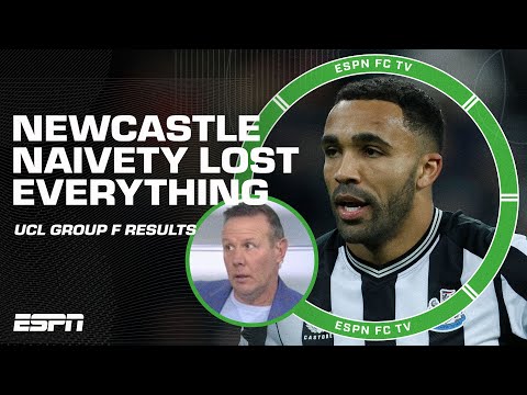 ‘Newcastle GAVE IT ALL, but they were NAIVE’ 😟 - Burley on Dortmund & PSG out of Group F | ESPN FC