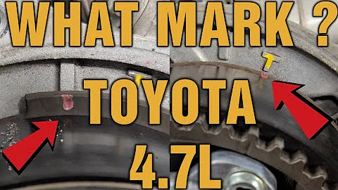 Timing belt replacement by a Toyota master tech