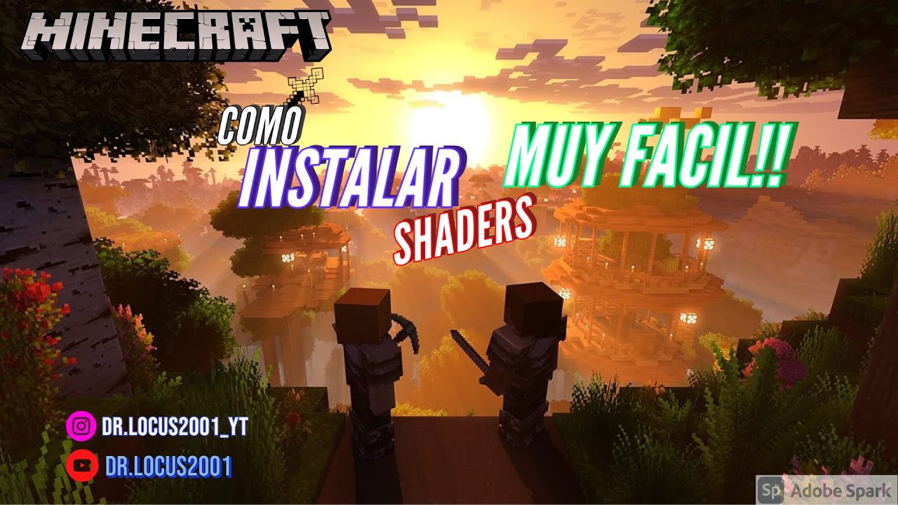 COMO instalar shaders en minecraft java MUY FACIL (1.14.3 - 1.17.1)- Dr ...