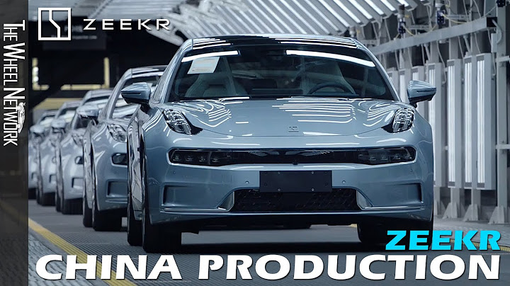 Zeekr 001 Production in China