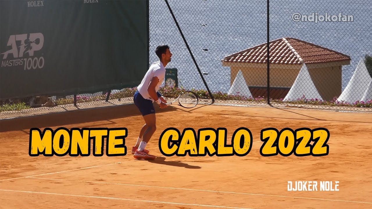 Novak Djokovic Practice in Monte Carlo 2022 1080p
