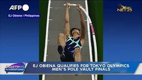 EJ Obiena qualifies for Tokyo Olympics Men’s Pole Vault finals 