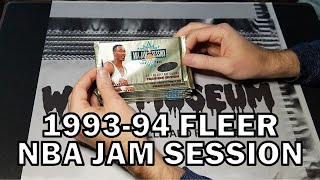 PACK BREAK: 7 Packs of 1993-94 Fleer NBA Jam Session!
