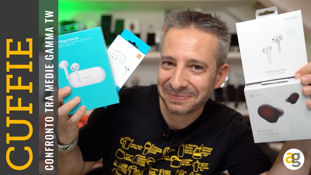 Confronto CUFFIE TRUE WIRELESS MEDIO gamma - YouTube