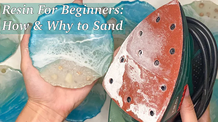 Resin Art for Beginners: How and Why to Sand Your Resin Coasters