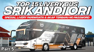 SPESIAL DIVISI PARIWISATA & AKAP😋🤫‼️ TOP 15 LIVERY BUS SRIKANDI ORI Part.5 TERBARU NO PASSWORD  screenshot 5