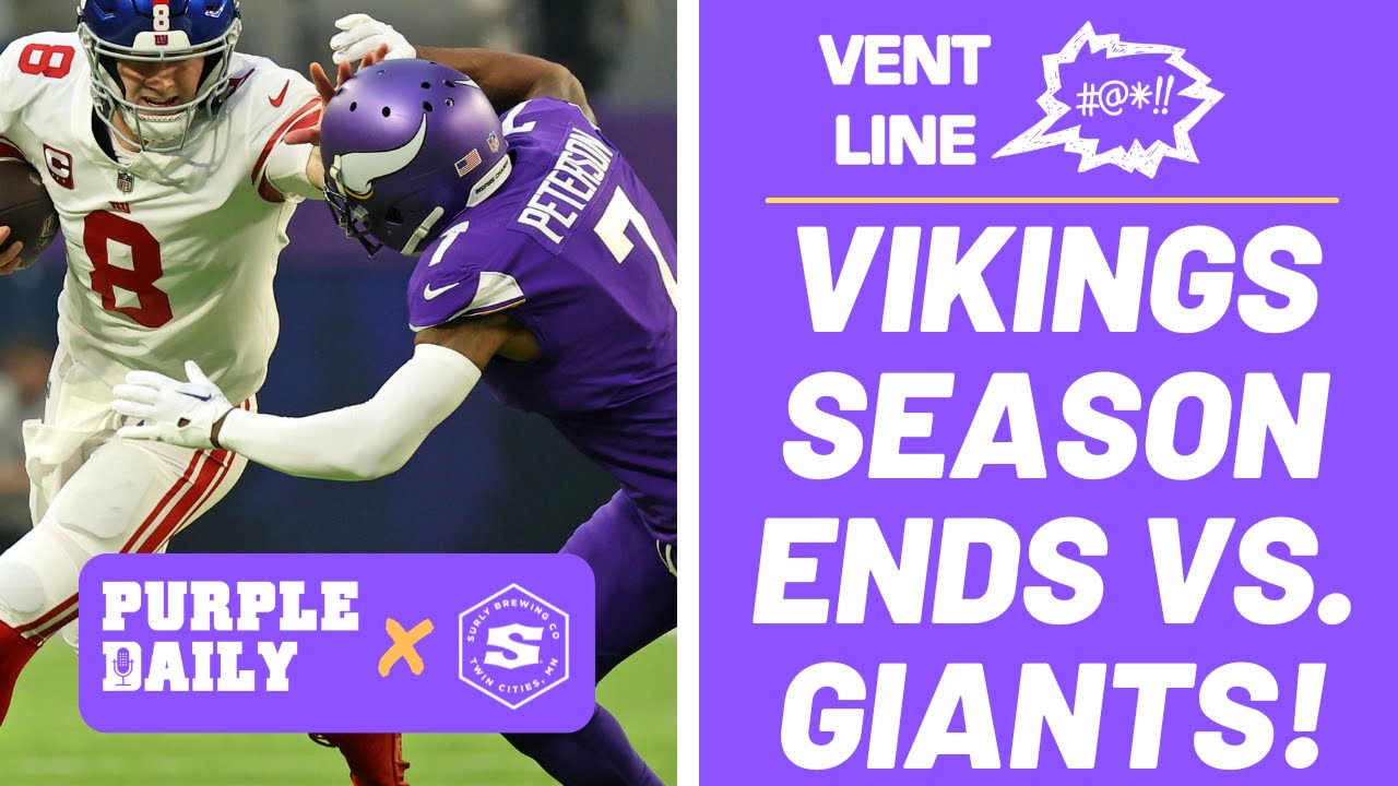 Minnesota Vikings LOSE to New York Giants in NFL Wild Card round 