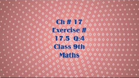 Practical Geometry EX#17.5 Q:-4 class 9th subject maths |Education HUB