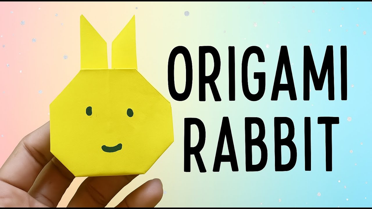 Easy Origami Bunny Anyone Can Fold - YouTube