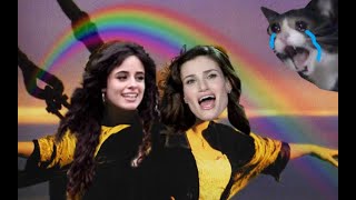 Camila Cabello and Idina Menzel being a rainbow mess for 5 minutes straight. [PL/ENG]