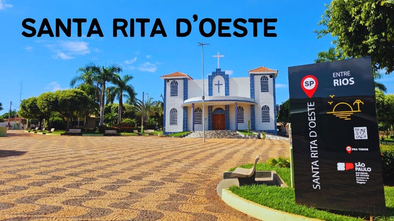 Santa Rita D'oeste SP - Passeio da Rota 408 pela cidade de Santa Rita D'oeste - 11° Temp - Ep 27