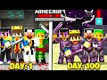 FINALE - 100 Days In CAVES ONLY WORLD in Hardcore Minecraft 😰